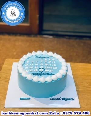 Bánh Kem Cuốn Lịch 10